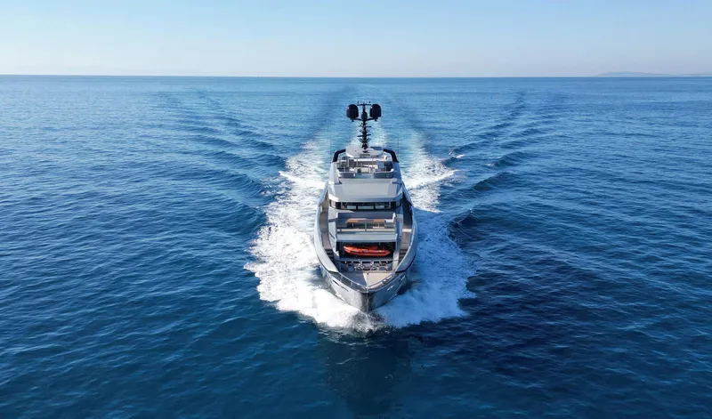 Provocateur Yacht Photos Pics Luxurious 2016 Mondomarine 50 Meters yacht cruising on open sea.