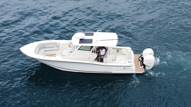 Seaduction Yacht Photos Pics Scout 33 SEADUCTION - Port Aerial Profile