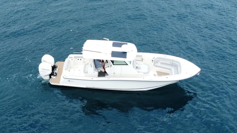 Seaduction Yacht Photos Pics Scout 33 SEADUCTION - Starboard Aerial Profile