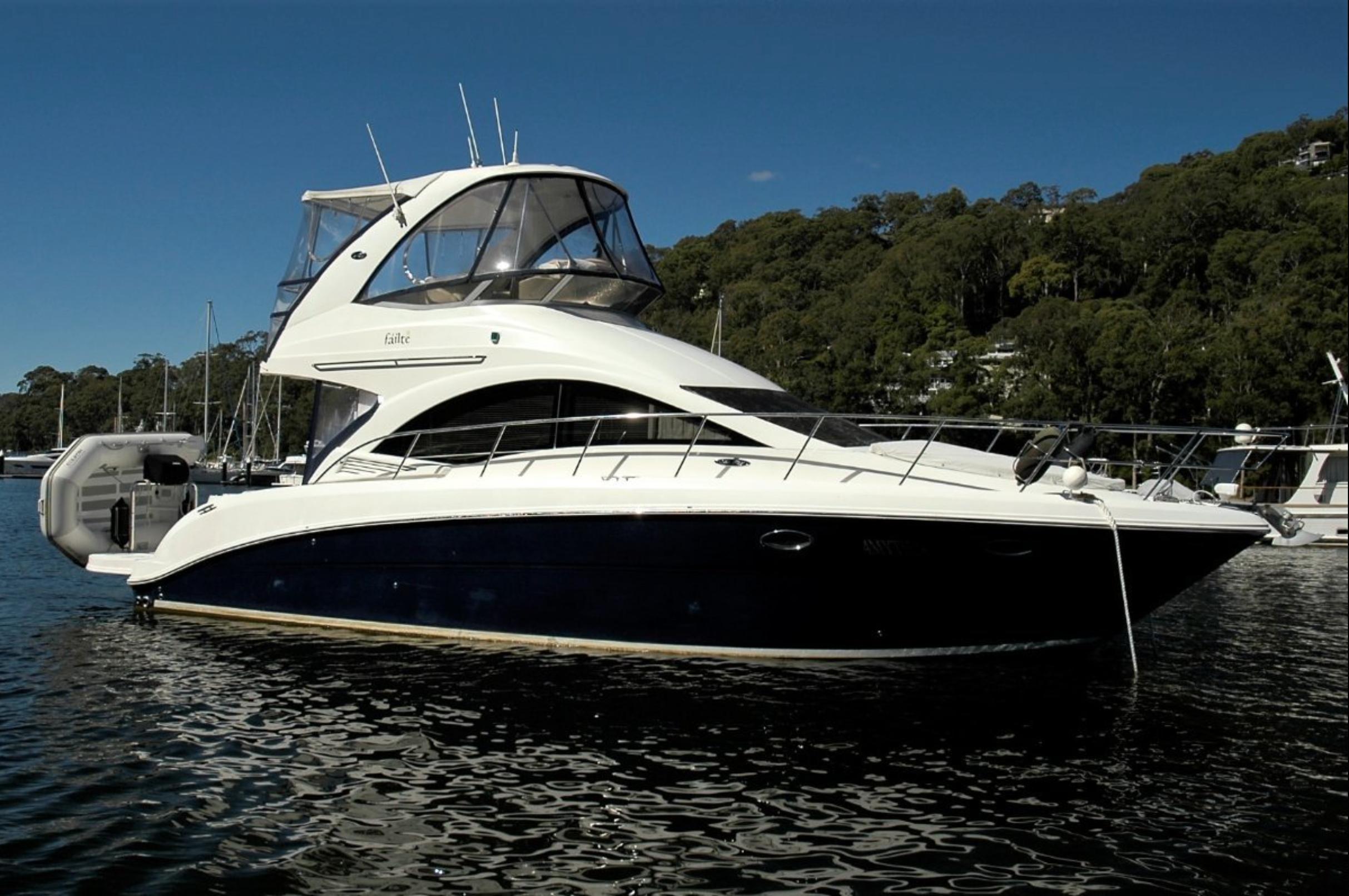Sea Ray Sedan Bridge 36 Fiberglass Boat For Sale Waa2