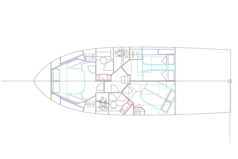 Custom Order Yours Today! Yacht Photos Pics Floor plan of 2026 Cobrey 45 FLY yacht, showcasing interior layout and design.