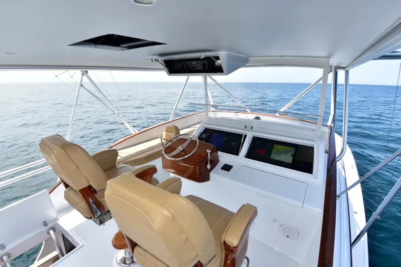 Blue Angel Yacht Photos Pics 2013 Garlington 61 Convertible - Blue Angel Helm