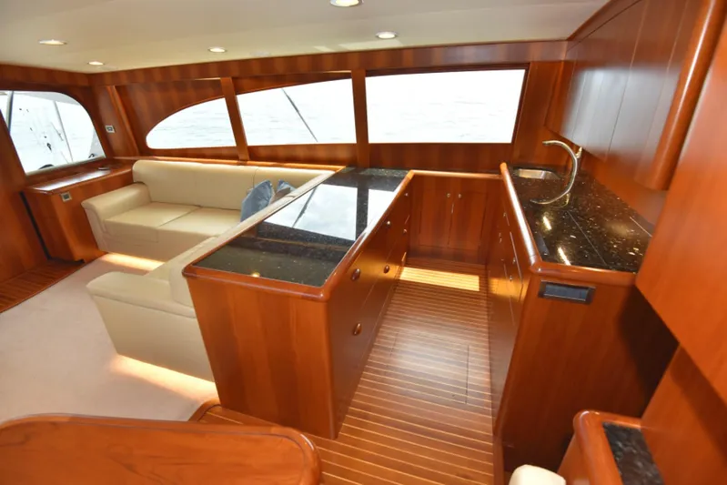 Blue Angel Yacht Photos Pics 2013 Garlington 61 Convertible - Blue Angel Galley