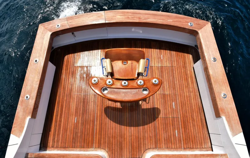 Blue Angel Yacht Photos Pics 2013 Garlington 61 Convertible - Blue Angel Cockpit