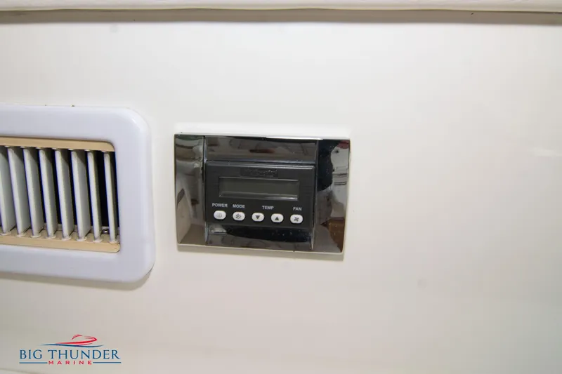  Yacht Photos Pics Control panel and vent on 2012 Sea Ray 410 Sundancer yacht interior.
