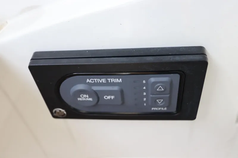  Yacht Photos Pics Active trim control panel on 2019 Sea Ray Sundancer 320 boat.