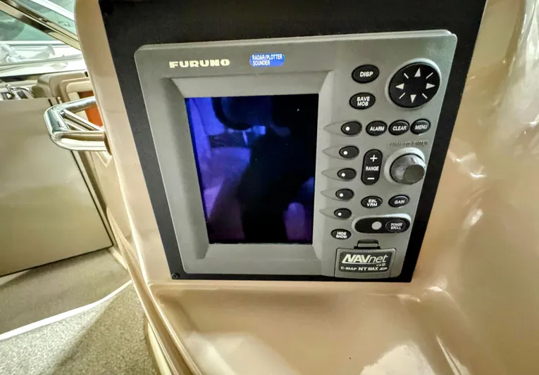 Lady Barb Yacht Photos Pics Furuno navigation system on 1998 Sea Ray 400 Sundancer.