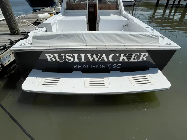 Bushwacker Yacht Photos Pics 1972 Bertram 31 Sedan Hardtop Cruiser named "Bushwacker" docked in Beaufort, SC.