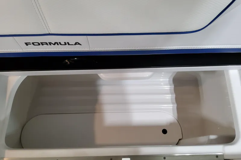  Yacht Photos Pics 2026 Formula 310 Bowrider I/O storage compartment with sleek design and ample space.