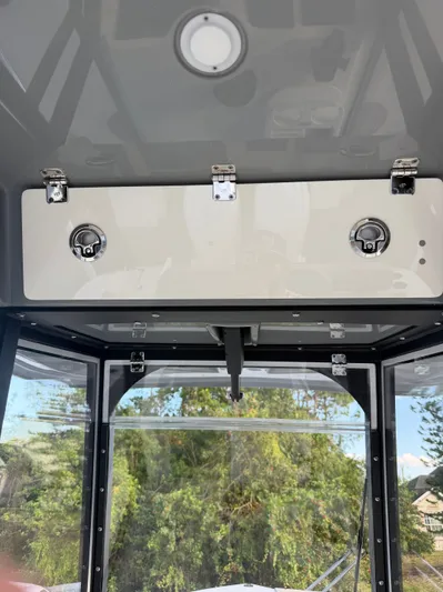  Yacht Photos Pics Interior view of the 2024 Cobia 240 Center Console boat.