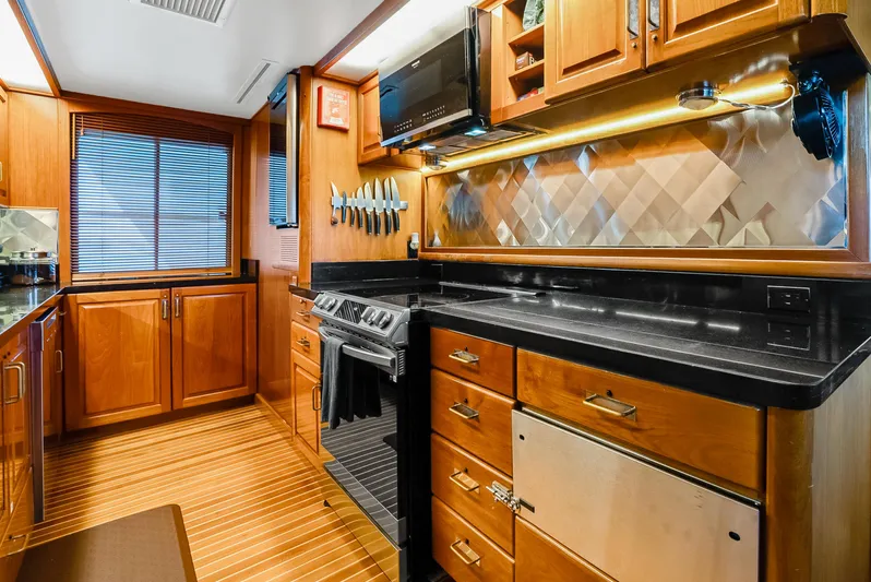 Serenity Yacht Photos Pics Galley