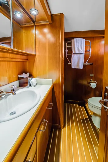 Serenity Yacht Photos Pics Owner's Head with Stall Shower