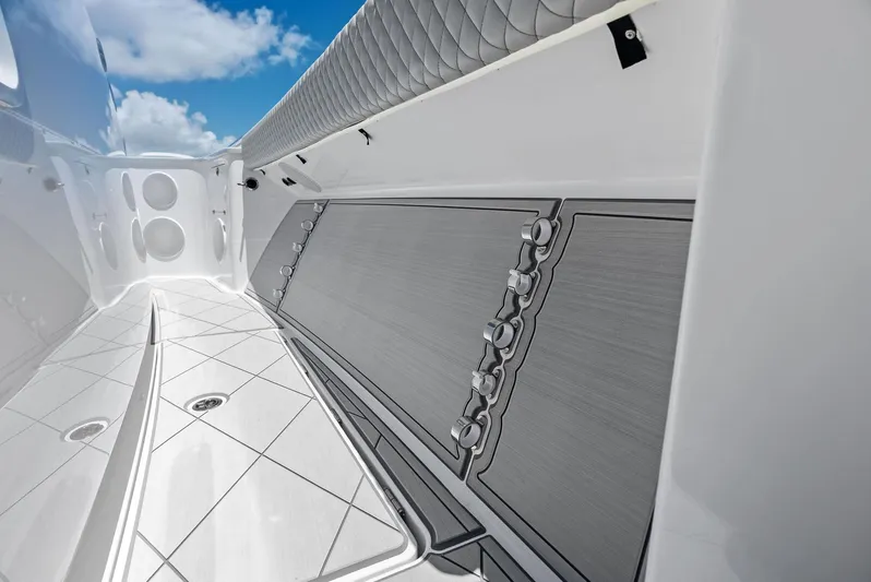  Yacht Photos Pics 2025 HCB 56' Sueños GIX boat interior with sleek design and modern features.