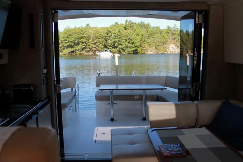  Yacht Photos Pics salon aft to cockpit