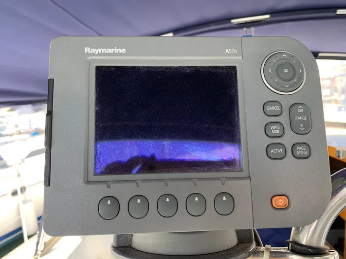 Opportunity Yacht Photos Pics Raymarine A57e navigation system on 2007 Catalina Morgan 440 yacht.