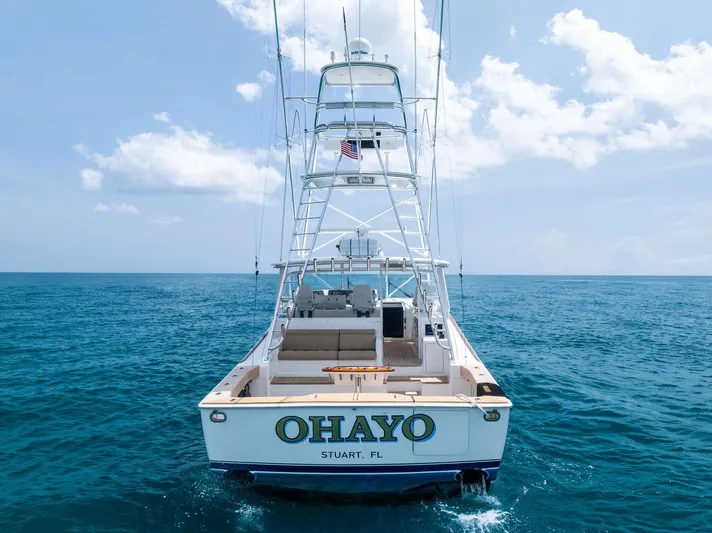Ohayo Yacht Photos Pics 2010 Viking 52 Open yacht "OHAYO" on open sea, Stuart, FL.