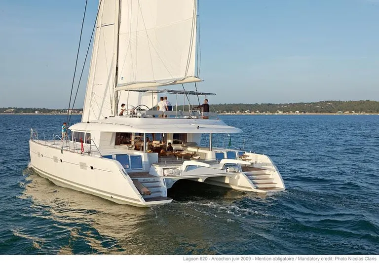  Yacht Photos Pics Manufacturer Provided Image: Lagoon 620 Stern