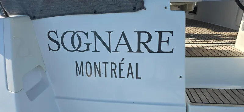 Sognare Yacht Photos Pics Beneteau Oceanis 40 sailboat, named "Sognare," docked in Montr&eacute;al, 2011 model.