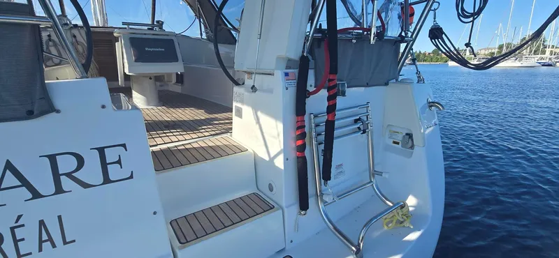 Sognare Yacht Photos Pics Beneteau Oceanis 40 sailboat, 2011 model, docked with visible cockpit and equipment.