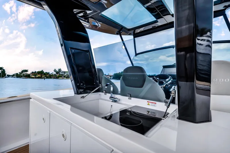 Vector 9 Yacht Photos Pics 2021 Pardo Yachts 38 interior with sleek design and modern amenities.