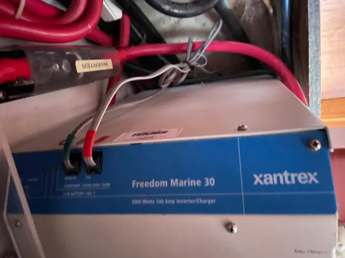 Condor Yacht Photos Pics Xantrex Freedom Marine 30 inverter/charger in 1996 J Boats J/160 yacht.