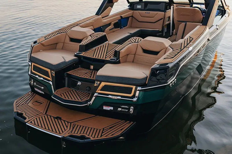  Yacht Photos Pics Manufacturer Provided Image: 2025 MasterCraft XStar 23 luxury boat with sleek design and spacious seating.