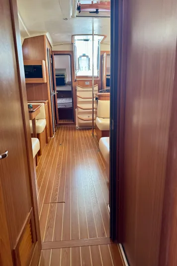 Amelie Yacht Photos Pics View from Forward Cabin