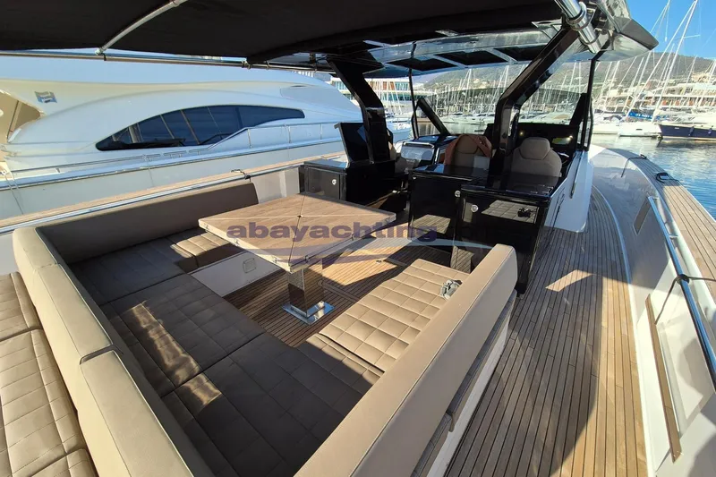  Yacht Photos Pics Luxurious 2022 Pardo Yachts 50 with spacious deck seating and elegant design.