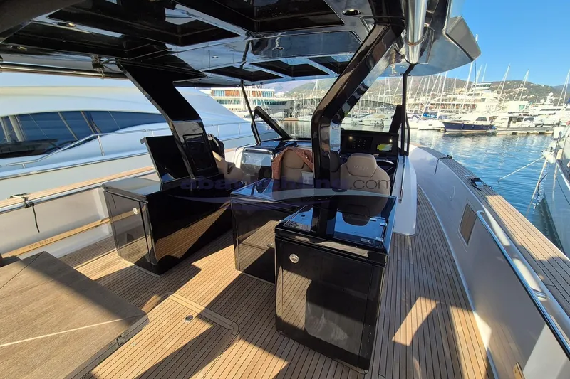  Yacht Photos Pics Luxurious 2022 Pardo Yachts 50 with sleek design and modern amenities at marina.