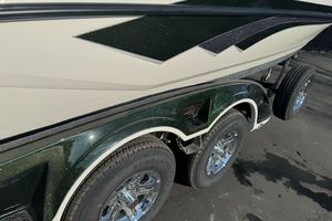 2026 Ranger 620xFS Pro boat trailer with dual axles and chrome wheels.