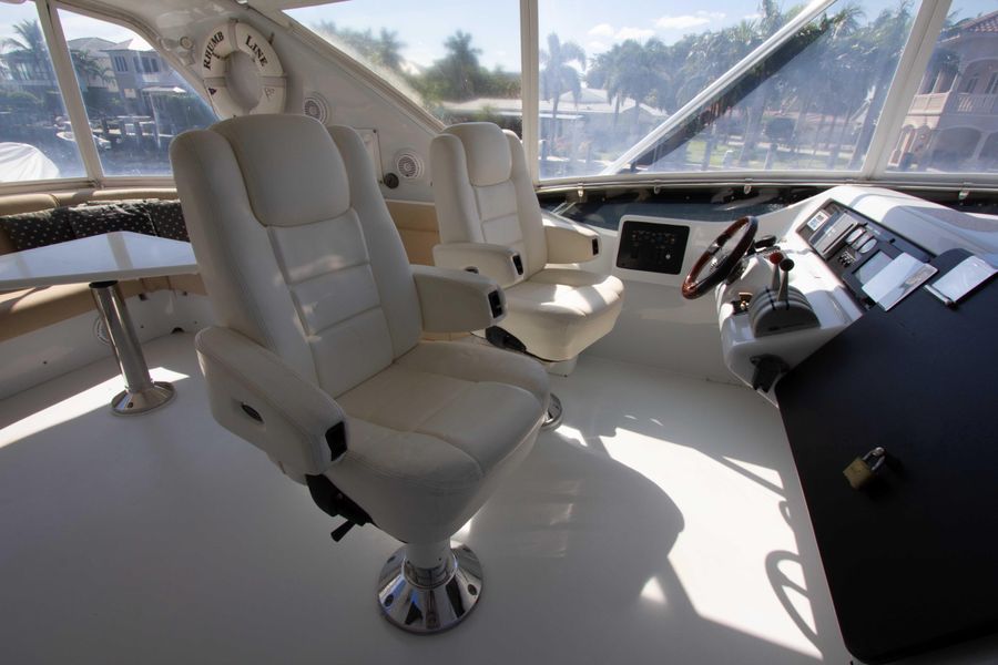 2002 Hatteras 6300 Raised Pilothouse