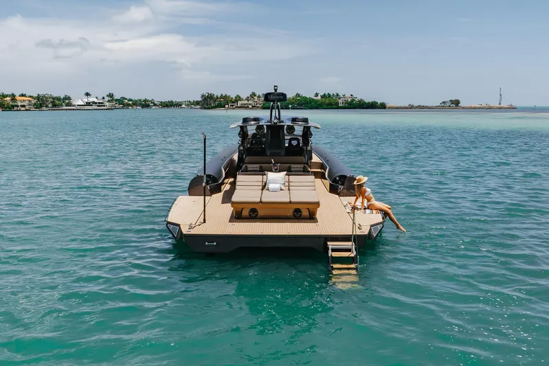 Anvera 48 Yacht Photos Pics Luxury Anvera 48 yacht, 2025 model, anchored in serene turquoise waters.