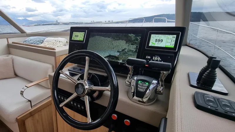 470 Rc Yacht Photos Pics Helm of 2026 Monachus 470 RC yacht with advanced navigation displays.