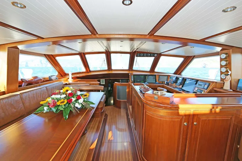 Alme Sol Yacht Photos Pics Deck saloon