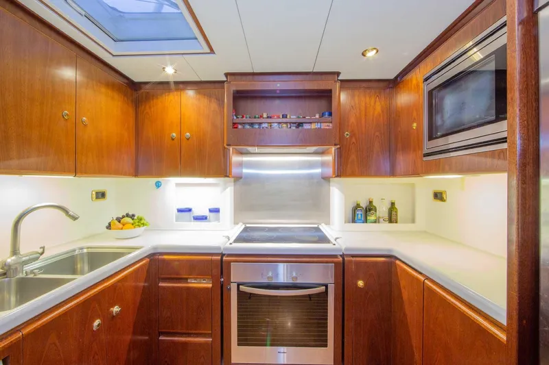 Alme Sol Yacht Photos Pics Galley