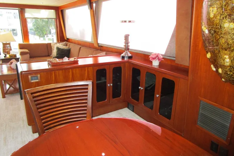 Lucky Stars Yacht Photos Pics Dining area storage