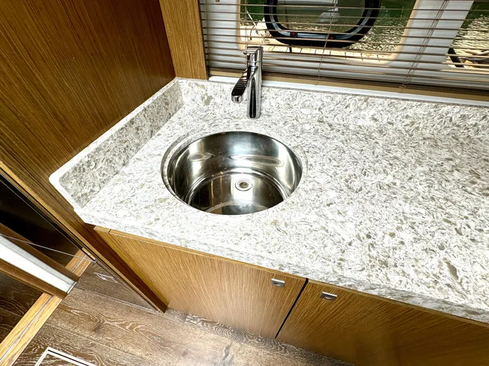 Proof Of Work Yacht Photos Pics Galley SS Sink