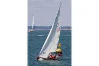 Sailing boat Latitude 46 Tofinou 7 (2007) navigating on open water.