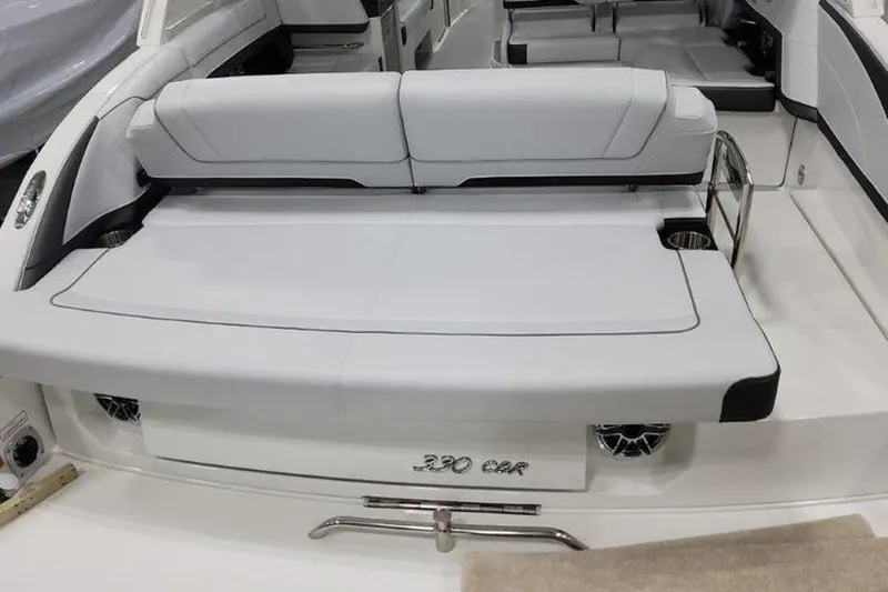 330cbr Yacht Photos Pics 2025 Formula 330 Crossover Bowrider I/O boat interior seating.