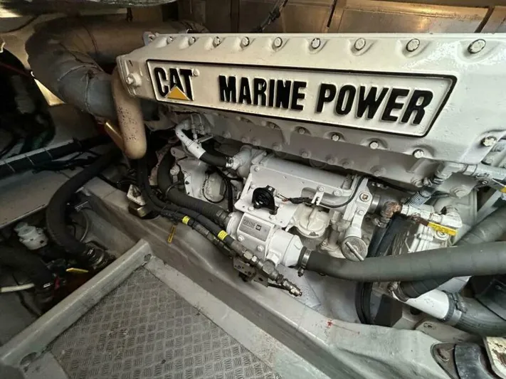  Yacht Photos Pics CAT Marine Power engine in a 2003 Sunseeker 50 Camargue yacht.