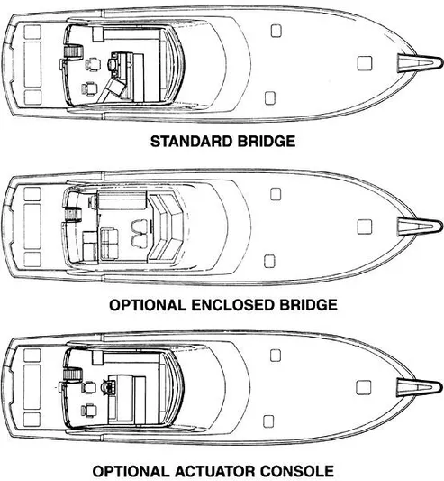 Danna Maria Yacht Photos Pics Manufacturer Provided Image: 60 - deck plan 1, 2, 3