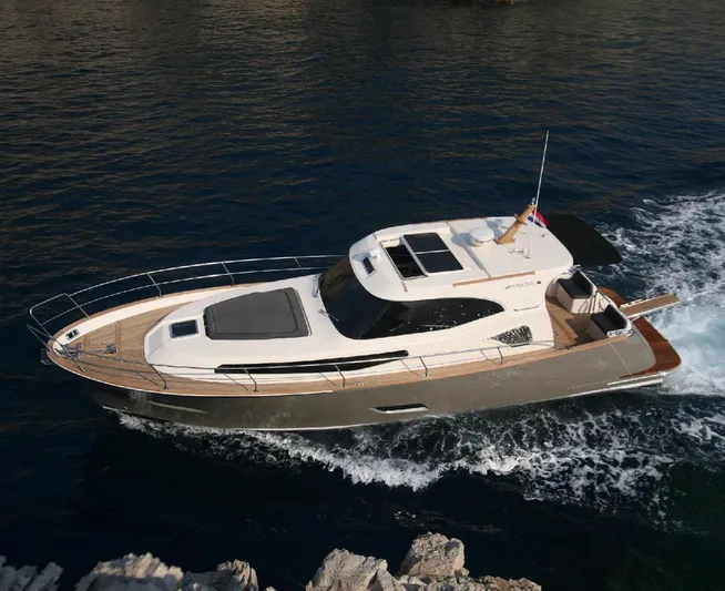 450 Rs Yacht Photos Pics 2026 Monachus 450 RS yacht cruising on open water.