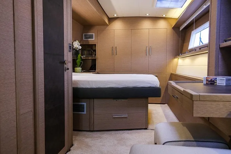  Yacht Photos Pics Luxurious interior of 2020 Lagoon 630 MY yacht with modern furnishings and elegant design.