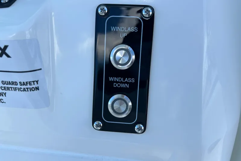  Yacht Photos Pics Windlass control panel on 2026 Sea Fox 268 Commander boat.