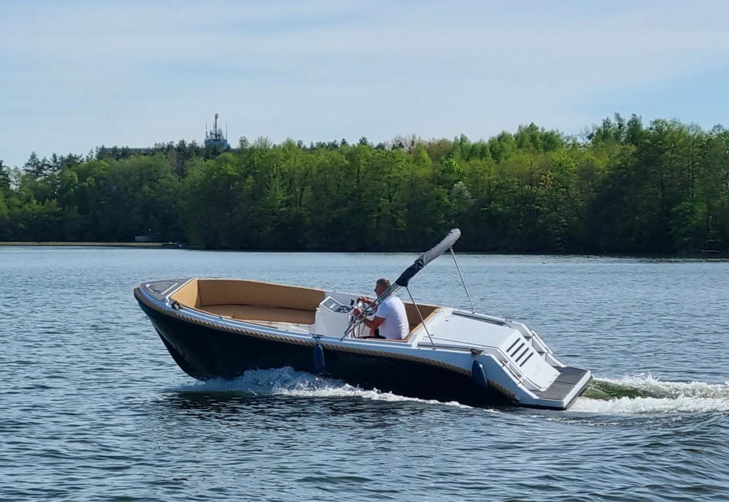 silver yacht tender 655