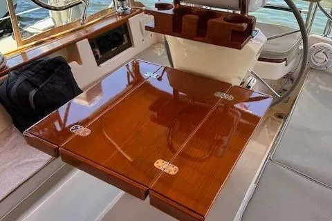 Petrel Yacht Photos Pics Cockpit folding table
