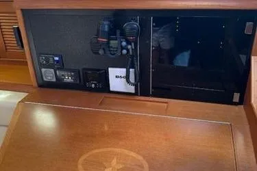 Petrel Yacht Photos Pics Interior control panel.