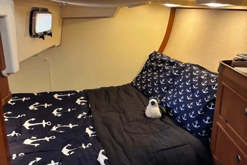 Petrel Yacht Photos Pics Aft cabin, spacious and comfy.