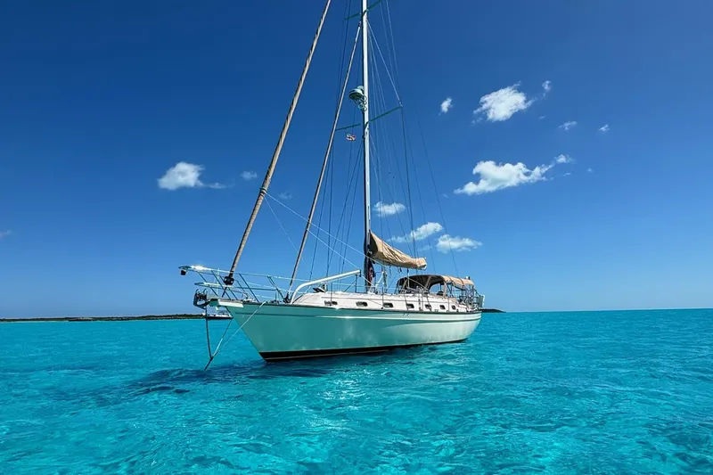 Petrel Yacht Photos Pics Petrel in her happy place