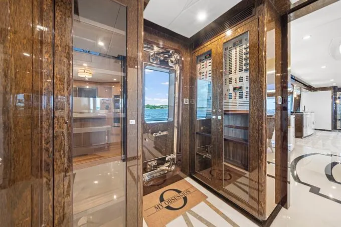 Obsession Yacht Photos Pics Main Deck Electrical Panel